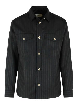 VERSACE: Chemises - Chemise - Noir