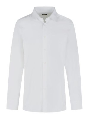 Z ZEGNA: shirts - White Trophy Cotton Shirt