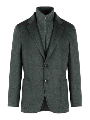 Z ZEGNA: casual jackets - Oasi Beaver Grey Cashmere Jacket
