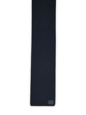 DOLCE & GABBANA: scarves - Dg Patch Scarf In Blue Cashmere
