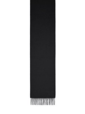 Max Mara: Stoles & Shawls - Wsdalia Black Cashmere Stole