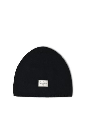 Acne Studios: Gorros - Gorro - Negro