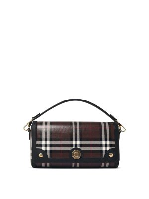 BURBERRY: クラッチバッグ - クラッチバッグ - ブラウン