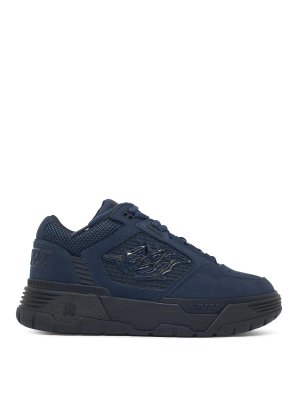 AMIRI: trainers - -94 Blue Leather Blend Sneakers