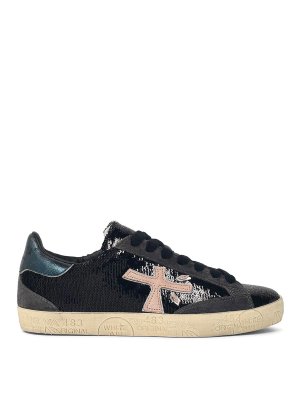 PREMIATA: Chaussures de sport - Baskets - Noir