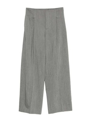 ALBERTA FERRETTI: カジュアルトラウザー - カジュアルパンツ - グレー