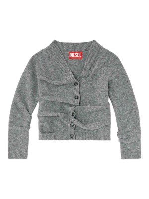 DIESEL: クルーネック - クルーネック - グレー
