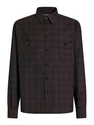 DOLCE & GABBANA: シャツ - シャツ - ブラウン