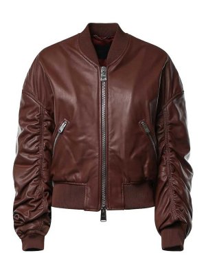 DONDUP: Bomberjacken - Bomberjacke - Dunkelrot