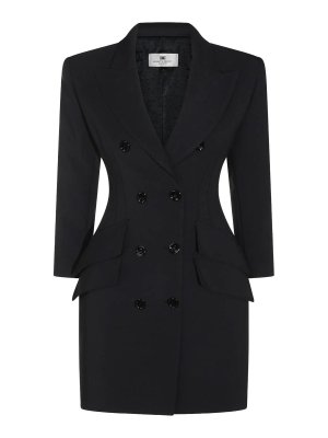 ELISABETTA FRANCHI: ショートドレス - ショートドレス - 黒