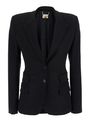 ELISABETTA FRANCHI: Blazer - Blazer - Negro