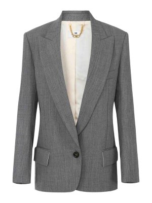 ELISABETTA FRANCHI: Blazer - Blazer - Grau