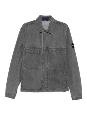 STONE ISLAND: ロングコート - ロングコート - グレー