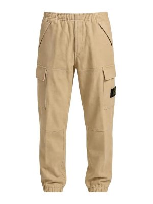 STONE ISLAND: カジュアルトラウザー - カジュアルパンツ - ブラウン