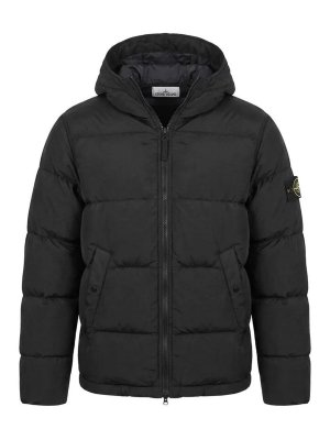 STONE ISLAND: Lange Mäntel - Langer Mantel - Schwarz