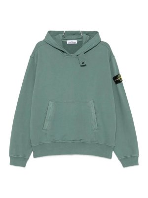STONE ISLAND: Sudaderas y suéteres - Sudadera - Verde