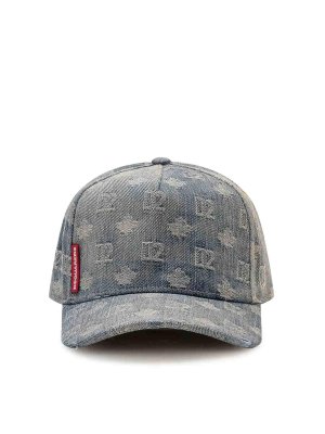 DSQUARED2: Chapeaux - Chapeau - Denim