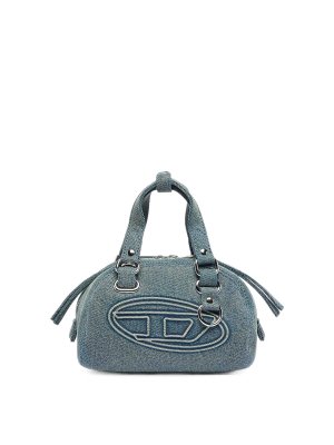 DIESEL: borse a tracolla - Borsa crossbody 1Dr 1Dr Dome in denim