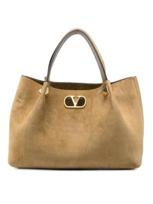 VALENTINO GARAVANI: Handtaschen - Shopper - Beige