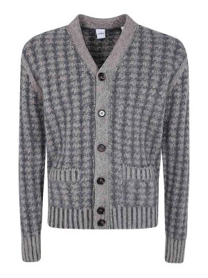 ASPESI: Cardigans - Cardigan - Gris