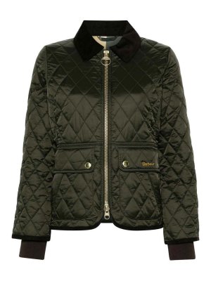 BARBOUR: ダウン・ハイテクジャケット - ダウンジャケット - 緑