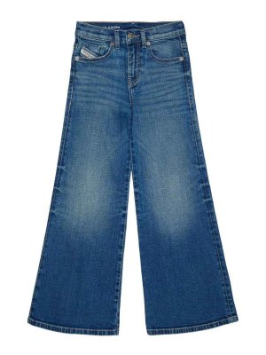 DIESEL: Pantalones casual - Pantalón Casual - Azul