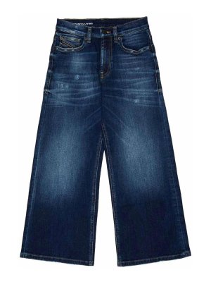 DIESEL: Pantalones casual - Pantalón Casual - Azul