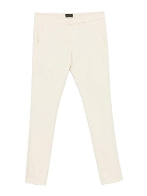 DONDUP: pantaloni casual - Pantaloni Gaubert slim in cotone stretch
