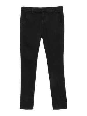 DONDUP: Pantalons casual - Pantalons Décontractés - Noir