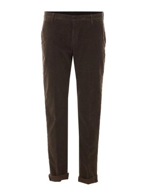 DONDUP: Pantalons casual - Pantalons Décontractés - Marron