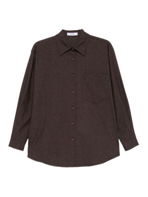 ELEH: Chemises - Chemise - Marron Foncé