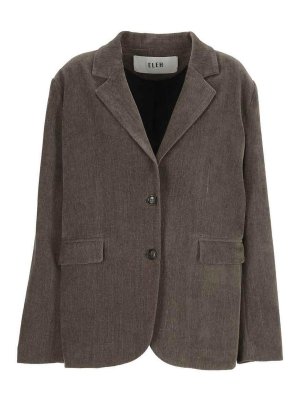 ELEH: blazers - Corduroy-effect blazer