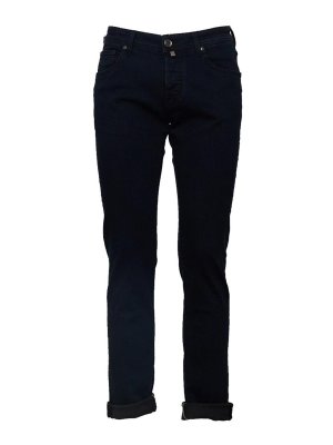 JACOB COHEN: Jeans Rectos - Vaqueros Rectos - Azul Oscuro