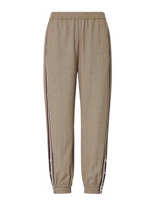 Liu Jo: Pantalons élégants - Pantalon Couturier - Marron