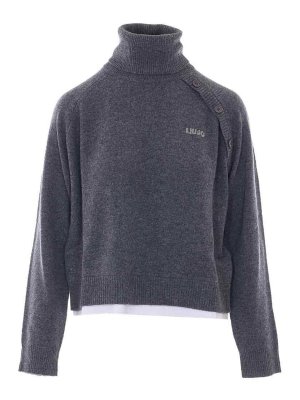 Liu Jo: Pull col rond - Pull Col Rond - Gris