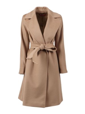 MAX MARA STUDIO: Abrigos semilargos - Abrigo Midi - Camel