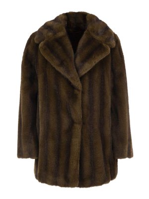 MAX MARA STUDIO: Abrigos semilargos - Abrigo Midi - Marrón Claro
