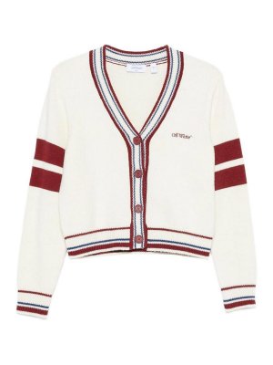 OFF-WHITE: cardigans - Knitted cardigan