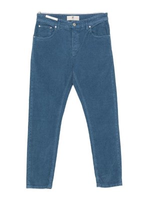 PT TORINO: Pantalons élégants - Pantalon Couturier - Bleu