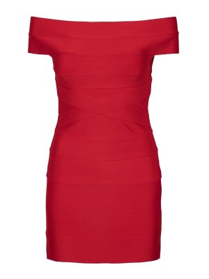 ROTATE Birger Christensen: Kurze Kleider - Kurzes Kleid - Rot