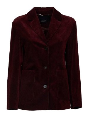 S MAX MARA: Blazer - Blazer - Rojo