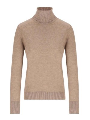 S MAX MARA: Strickpullover mit Rundhalsausschnitt - Rundhalspullover - Rot