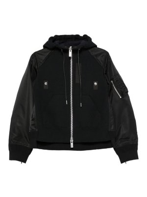 Sacai: スウェット＆セーター - スウェットシャツ/セーター - 黒