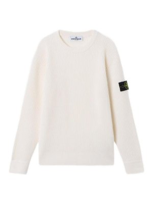 STONE ISLAND: スウェット＆セーター - スウェットシャツ/セーター - 白