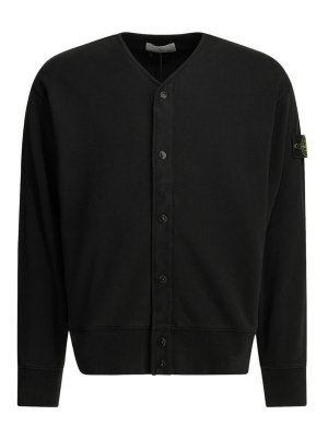 STONE ISLAND: スウェット＆セーター - スウェットシャツ/セーター - 黒