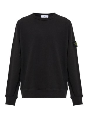 STONE ISLAND: スウェット＆セーター - スウェットシャツ/セーター - 黒