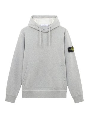 STONE ISLAND: Sudaderas y suéteres - Sudadera - Gris