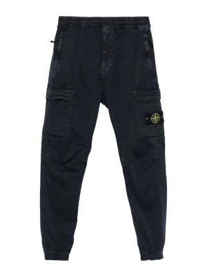 STONE ISLAND: Casual Hosen - Casual Hose - Dunkelblau