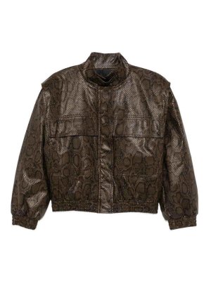 TWINSET: ショートコート - ショートコート - ブラウン