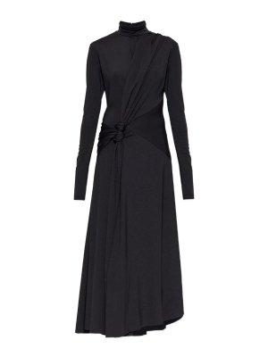 VICTORIA BECKHAM: ニーレングスドレス - 膝丈ドレス - 黒
